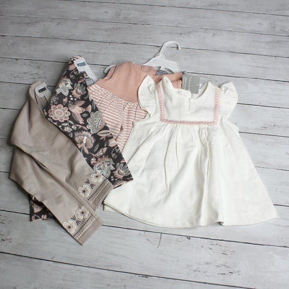 Tahari Baby Girl Tops Capri Leggings Size 18 Months Mix Match Sets Lot - Picture 4 of 14